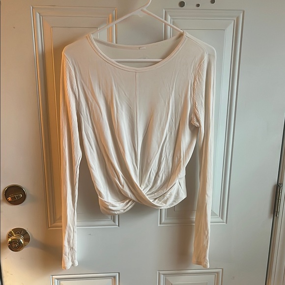 ALO Yoga Tops - Alo Yoga Cover Long Sleeve Twist Front Top